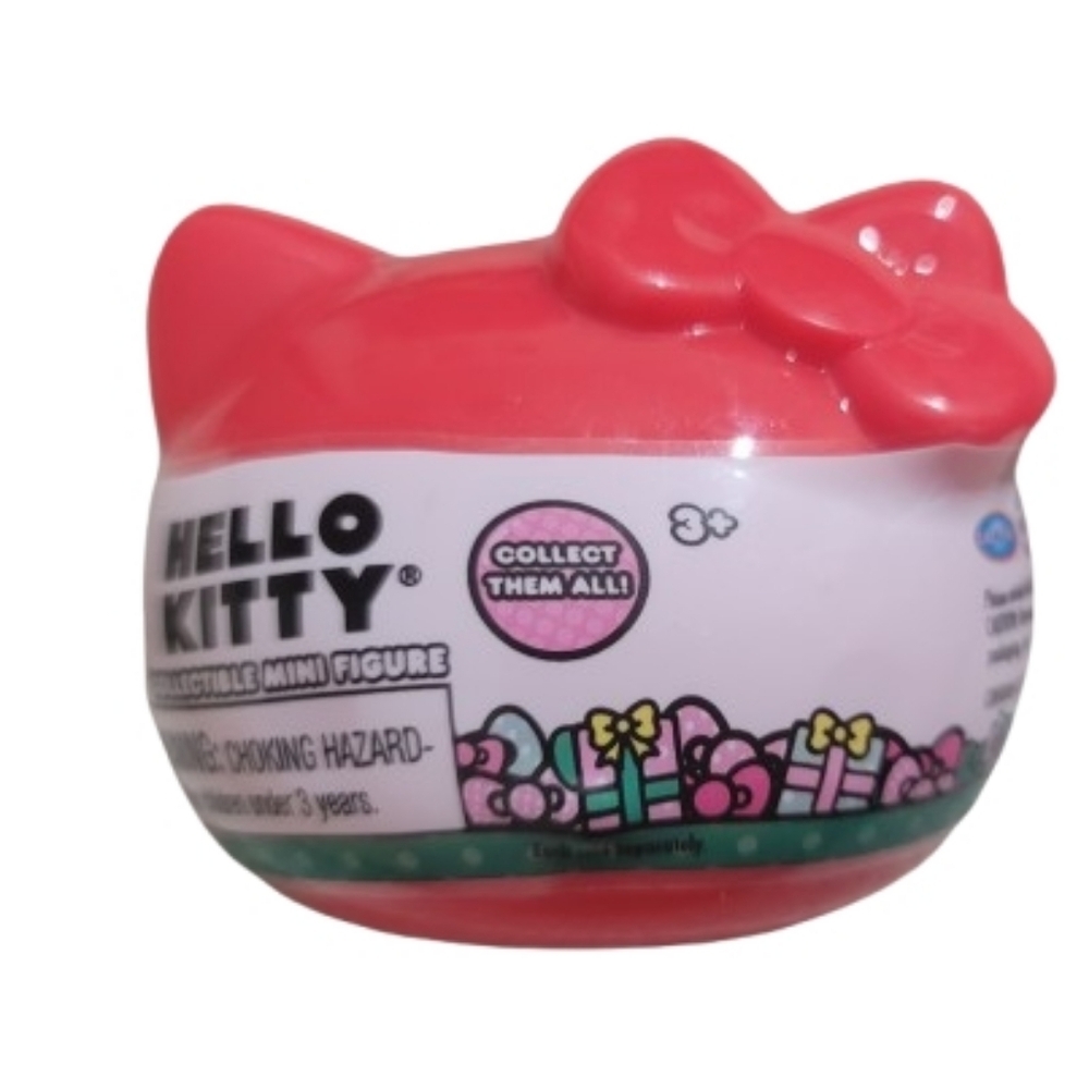 Hello Kitty Mini Figure in Bright Red